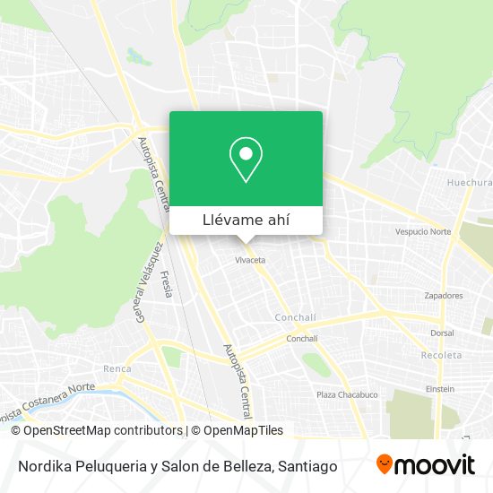 Mapa de Nordika Peluqueria y Salon de Belleza