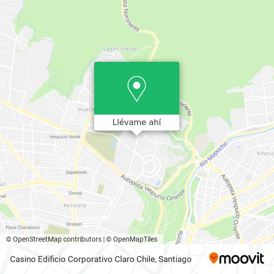 Mapa de Casino Edificio Corporativo Claro Chile