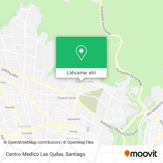 Mapa de Centro Medico Las Quilas