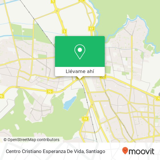 Mapa de Centro Cristiano Esperanza De Vida