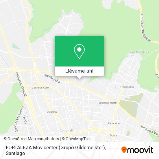 Mapa de FORTALEZA Movicenter (Grupo Gildemeister)