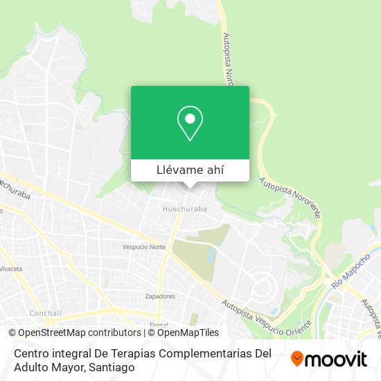 Mapa de Centro integral De Terapias Complementarias Del Adulto Mayor