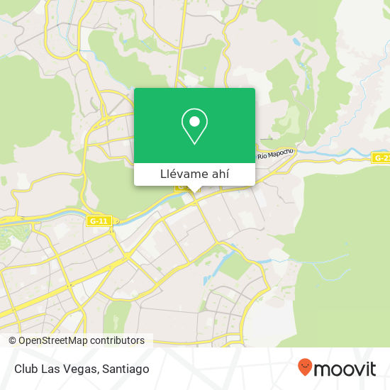 Mapa de Club Las Vegas