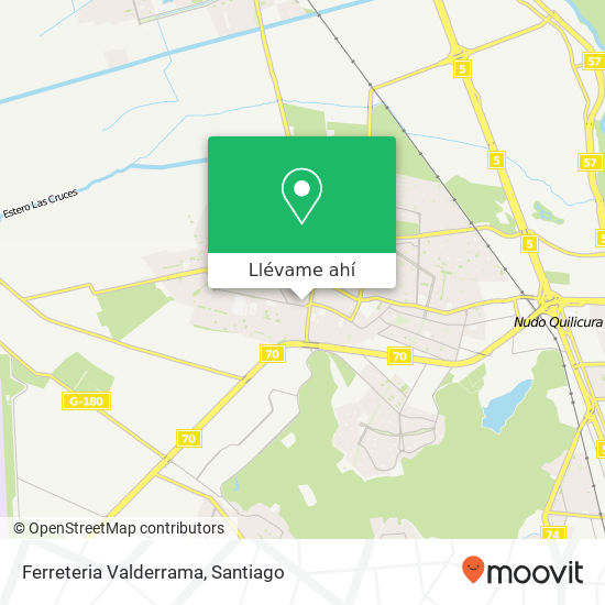 Mapa de Ferreteria Valderrama