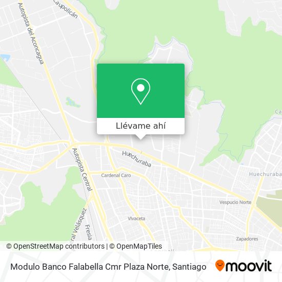 Mapa de Modulo Banco Falabella Cmr Plaza Norte