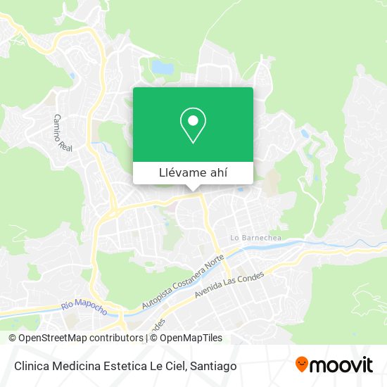 Mapa de Clinica Medicina Estetica Le Ciel