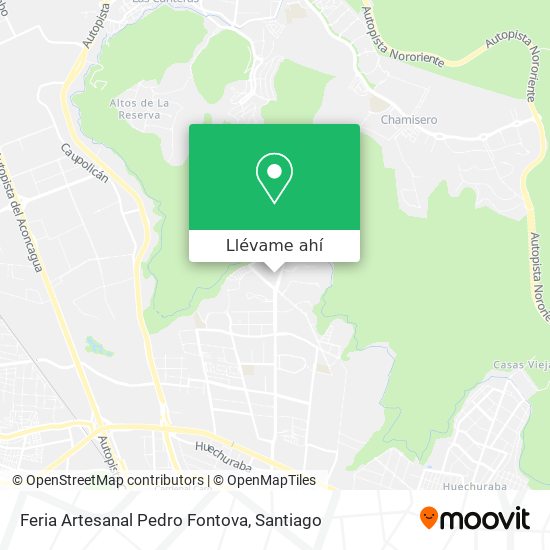 Mapa de Feria Artesanal Pedro Fontova