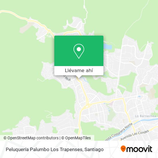 Mapa de Peluquería Palumbo Los Trapenses