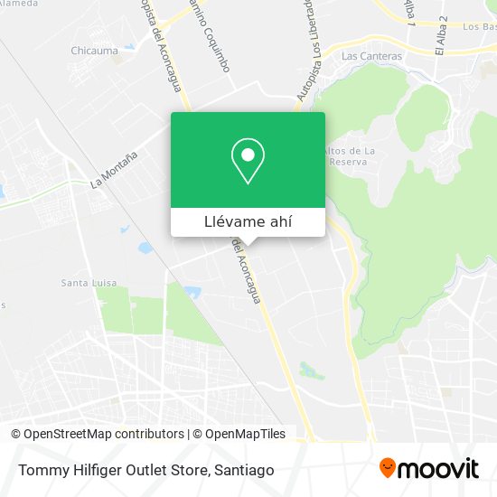 Mapa de Tommy Hilfiger Outlet Store
