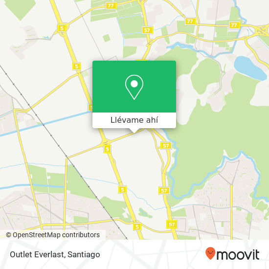Mapa de Outlet Everlast