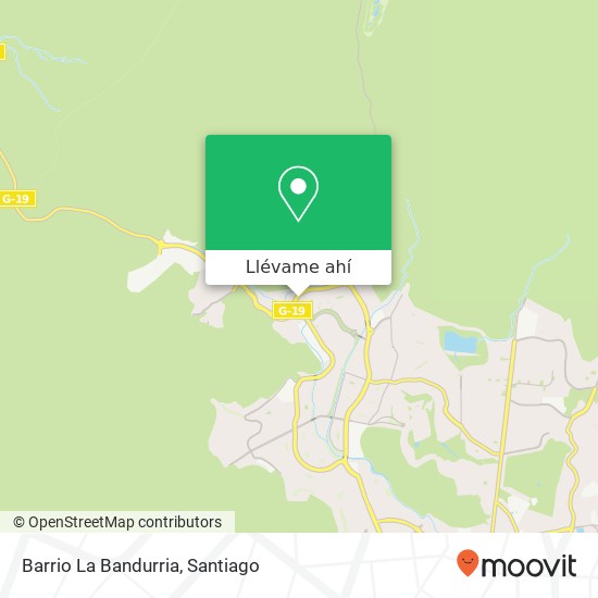 Mapa de Barrio La Bandurria