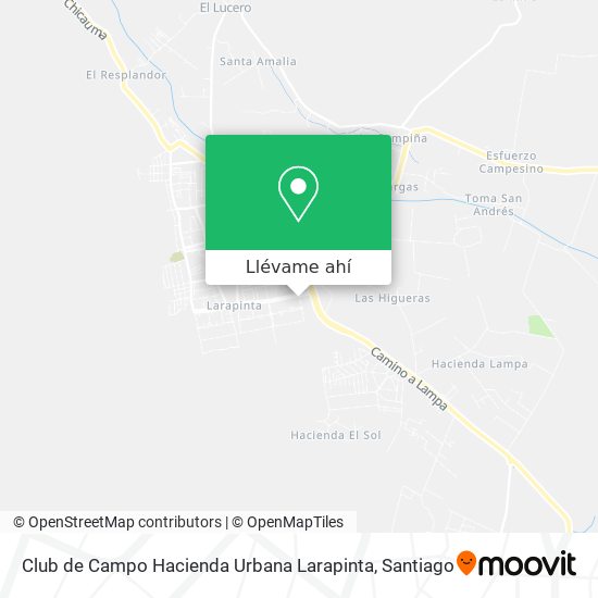 Mapa de Club de Campo Hacienda Urbana Larapinta