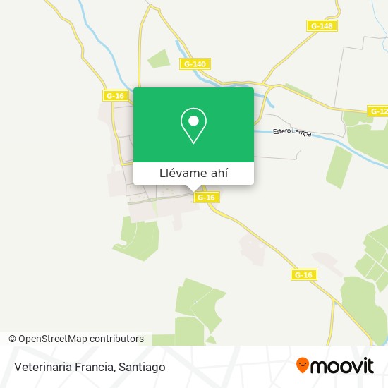 Mapa de Veterinaria Francia