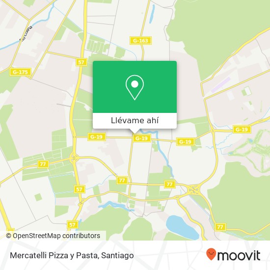Mapa de Mercatelli Pizza y Pasta