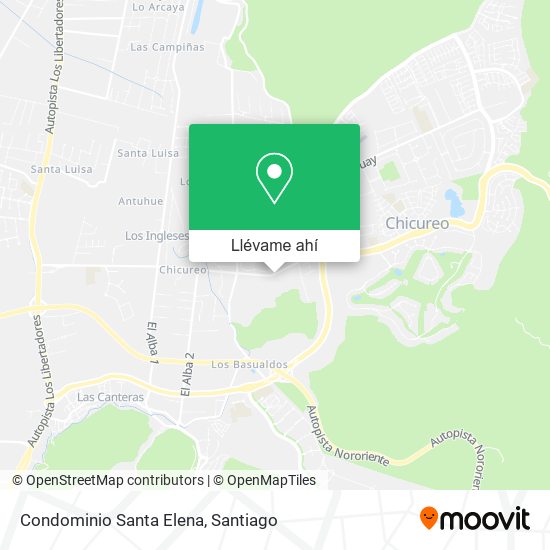 Mapa de Condominio Santa Elena