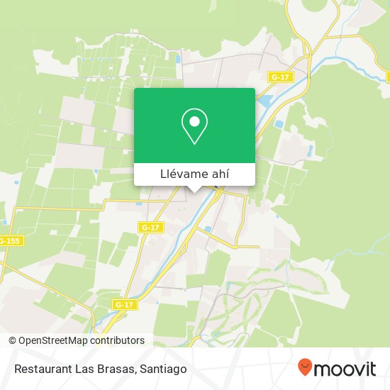 Mapa de Restaurant Las Brasas