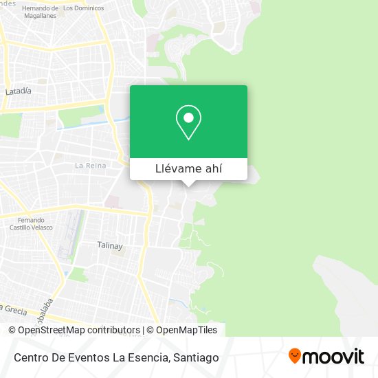 Mapa de Centro De Eventos La Esencia