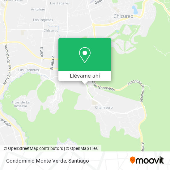 Mapa de Condominio Monte Verde