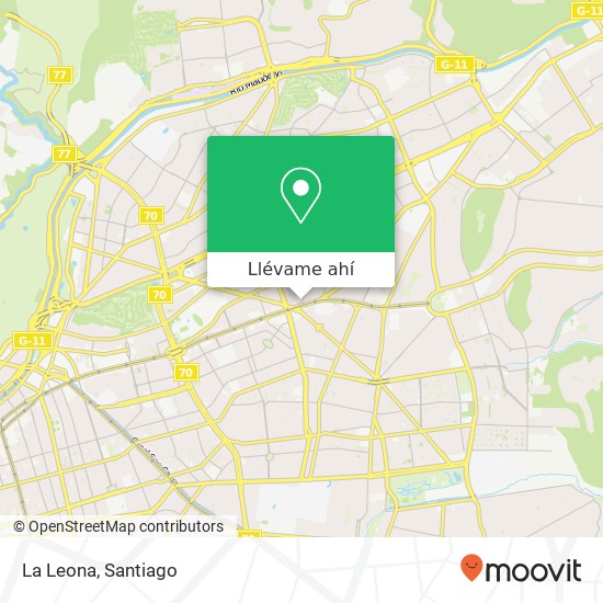 Mapa de La Leona