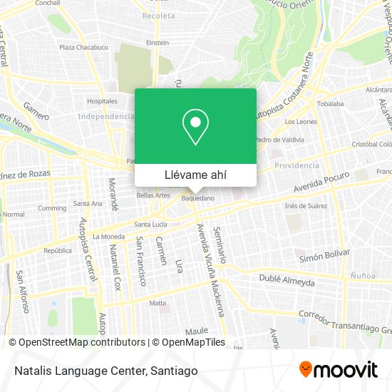 Mapa de Natalis Language Center