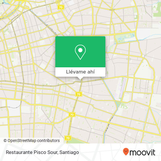 Mapa de Restaurante Pisco Sour