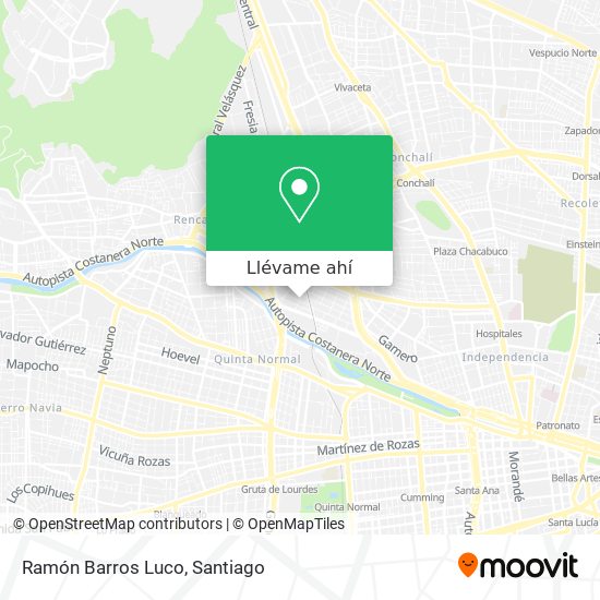 Mapa de Ramón Barros Luco