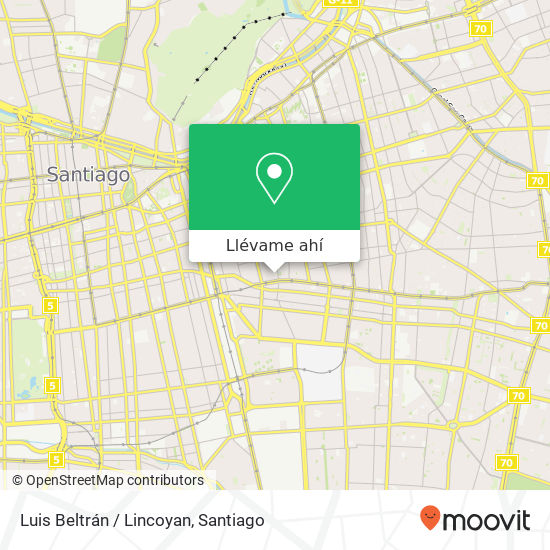 Mapa de Luis Beltrán / Lincoyan