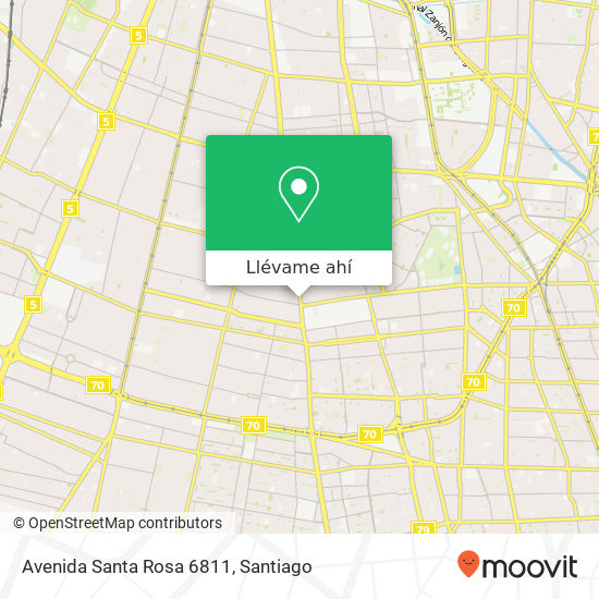 Mapa de Avenida Santa Rosa 6811
