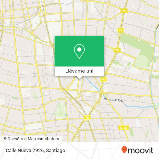 Mapa de Calle Nueva 2926