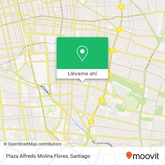 Mapa de Plaza Alfredo Molina Flores
