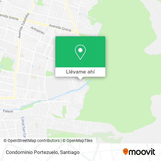 Mapa de Condominio Portezuelo