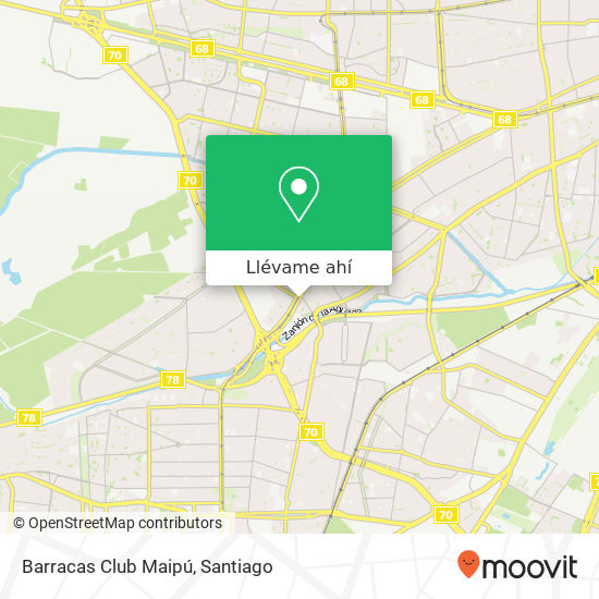 Mapa de Barracas Club Maipú