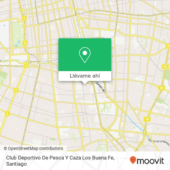 Mapa de Club Deportivo De Pesca Y Caza Los Buena Fe