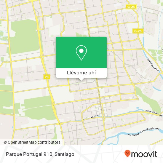 Mapa de Parque Portugal 910