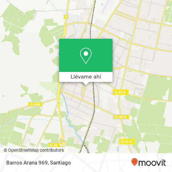 Mapa de Barros Arana 969