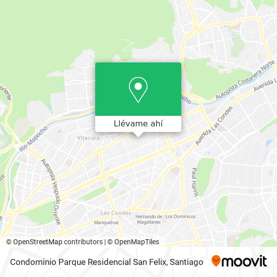 Mapa de Condominio Parque Residencial San Felix