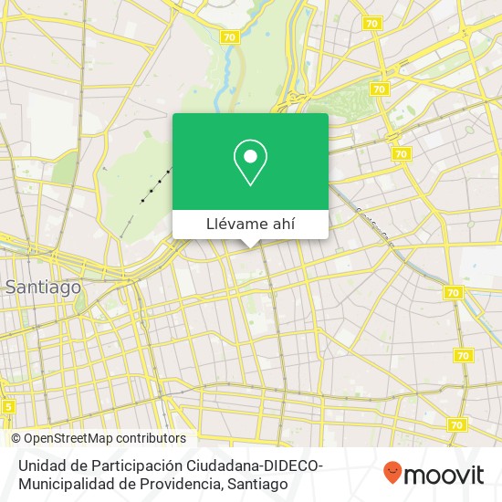 Mapa de Unidad de Participación Ciudadana-DIDECO-Municipalidad de Providencia