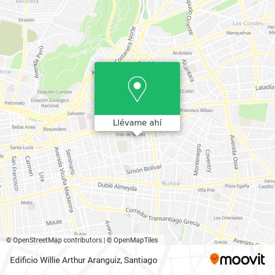 Mapa de Edificio Willie Arthur Aranguiz