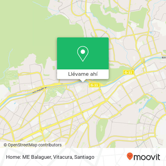 Mapa de Home: ME Balaguer, Vitacura