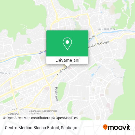 Mapa de Centro Medico Blanco Estoril