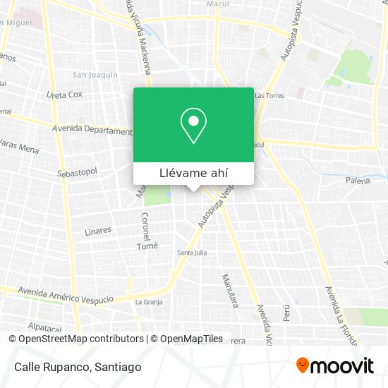 Mapa de Calle Rupanco