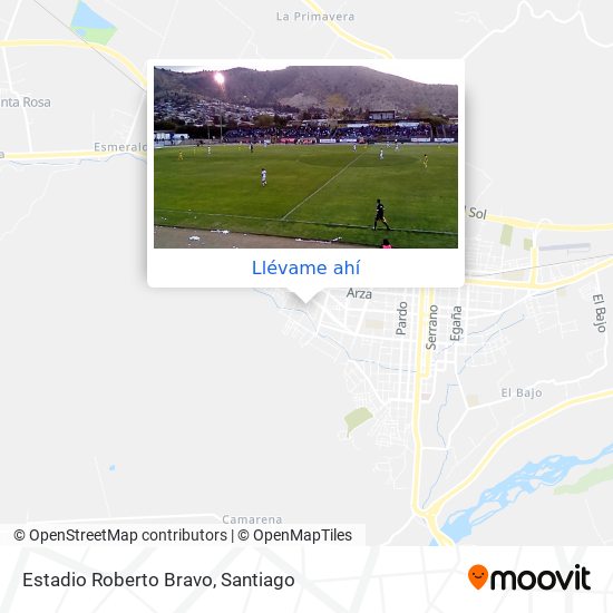 Mapa de Estadio Roberto Bravo