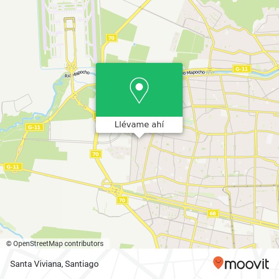 Mapa de Santa Viviana