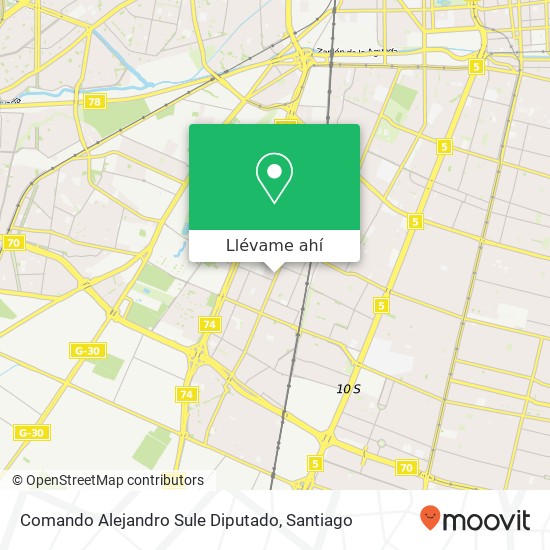 Mapa de Comando Alejandro Sule Diputado