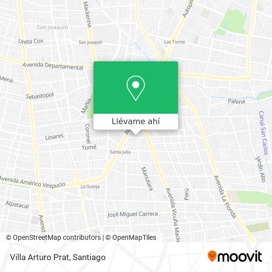 Mapa de Villa Arturo Prat