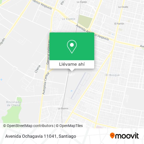 Mapa de Avenida Ochagavía 11041