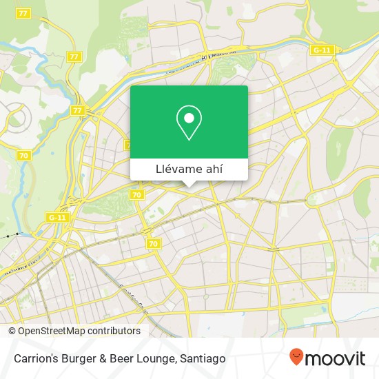 Mapa de Carrion's Burger & Beer Lounge