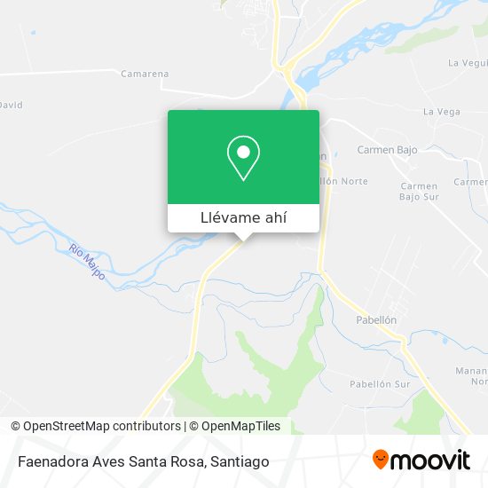 Mapa de Faenadora Aves Santa Rosa