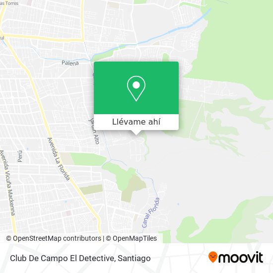 Mapa de Club De Campo El Detective