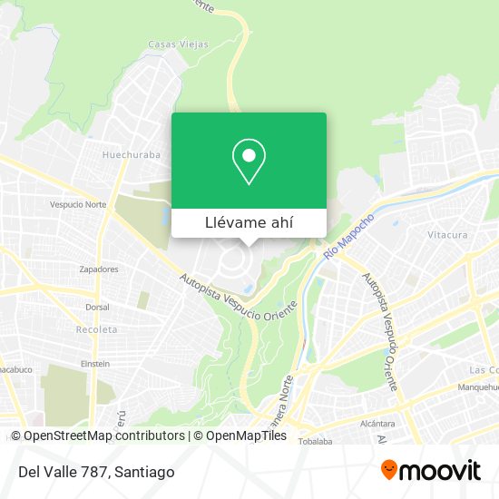 Mapa de Del Valle 787